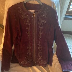 Louis Dell’Olio womens suede jacket. Size: small